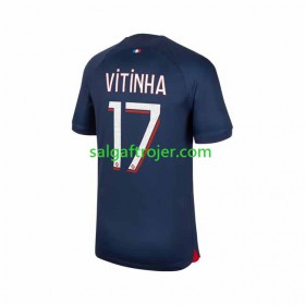 Paris Saint-Germain PSG Vitinha 17 Fodboldtrøjer Hjemmebanesæt 2023/24 Kort ærmer